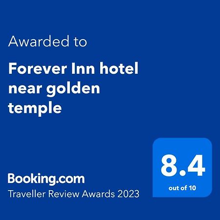אמריצר Forever Inn Hotel Near Golden Temple מראה חיצוני תמונה